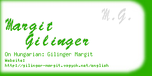 margit gilinger business card